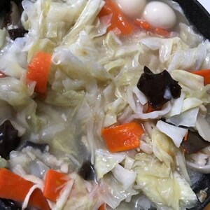 ちょっぴり和風の中華料理「八宝菜」